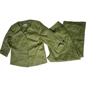 David N Size 16 Set 100% Hanky Linen Beachy Vacation Resort Office Siren